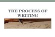 Creative Writing: The Process of Writing