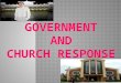 Governmanet and church response