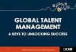 Global Talent Management: 6 Keys to Unlocking Success