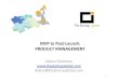 From MVP to post launch product management