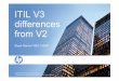 ITIL V3 differences from V2