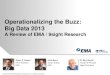 EMA Analyst Slides: 2013 Big Data Research Results