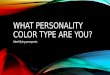 What personality color type are you?