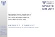 [DE] Records Management | Ulrich Kampffmeyer | PROJECT CONSULT EIM Update 2011