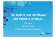 How social is your advertising?