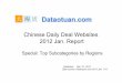 The Chinese Daily Deal Market in January 2012, Special - Top Subcategories by Region