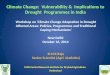 Policies, Programmes and Traditional Coping Mechanisms_Raju, ICSAR_16 October 2014