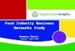 Food Industry Business Networks - Summary Charts - AUG 2014