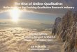 The Rise of Online Qualitative_keynote_Jeff Walkowski