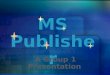 Ms publisher presentation(2007)