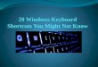 Twenty Windows Keyboard Shortcuts You Might Not Know