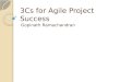 3Cs for Agile Project Success