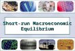 11. short run macroeconomic equilibrium