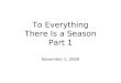 To Everything There Is a Season (LDS)