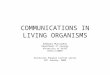 Communications in Living Organisms