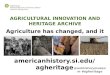Introducing the Agricultural Innovation and Heritage Archive