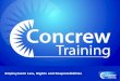 Concrew training employment law