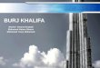 Burj Khalifa Presentation