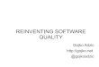 Reinventing software quality