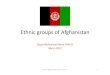 Ethnic groups of afghanistan