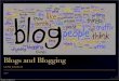 Blogging basics for journalism students