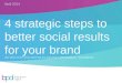 4 Strategic Steps To A Better Social Brand