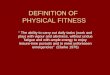 Definitions Of Fitness