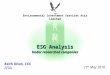 ESG Analysis - Under Researched Companies