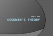 Goodwin’s theory   pop