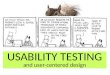 Usability Testing and User-Centered Design