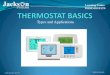 Thermostat Basics: Types and Applications