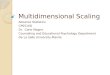 Multidimensional scaling1
