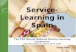 Service-learning in Spain