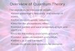 Overview of EdTech 522 Quantum Theory