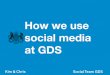 Sprint policy   social media in GDS
