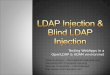 LDAP Injection & Blind LDAP Injection