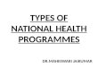 Types of health programmes in India