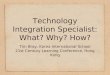 Technology Integration Specialist: What? Why? How?