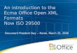 Open XML Formats For CIO's