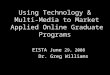 EISTA Conference Presentation 2008