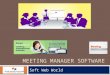 Meeting manager software