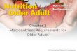 Macronutrient Requirements for Older Adults - Chapter 3