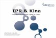 Intellectual Property Right (IPR) / Henrik Tørnquist, Væksthus Hovedstadsregionen