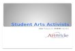 Student Arts Activists