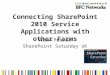 Connecting SharePoint 2010 Service Applications with other Farms