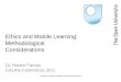 Ethics and mobile learning