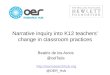 OERRHub - Narrative inquiry into K12 teachers' change in classroom practices