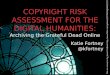 Copyright Risk Assessment for Special Collections