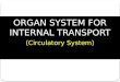 Organ system for internal transport (circulatory system)