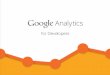 Google Analytics para Desarrolladores